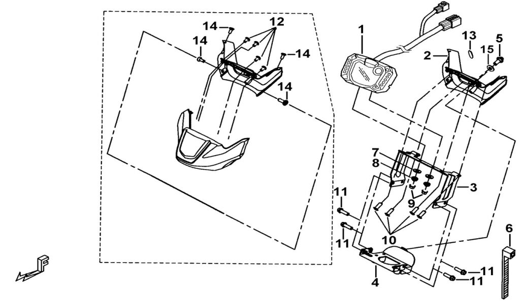 SEBESSÉGMÉRŐ – robbantott ábra