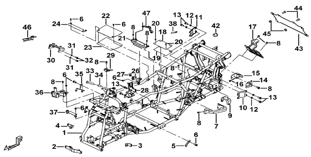 FRAME – robbantott ábra