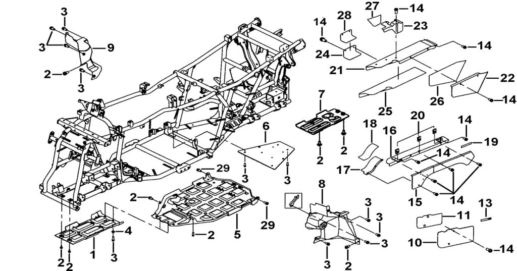 FRAME(2) – robbantott ábra