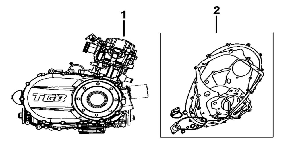 MOTOR EGYSÉG. – robbantott ábra