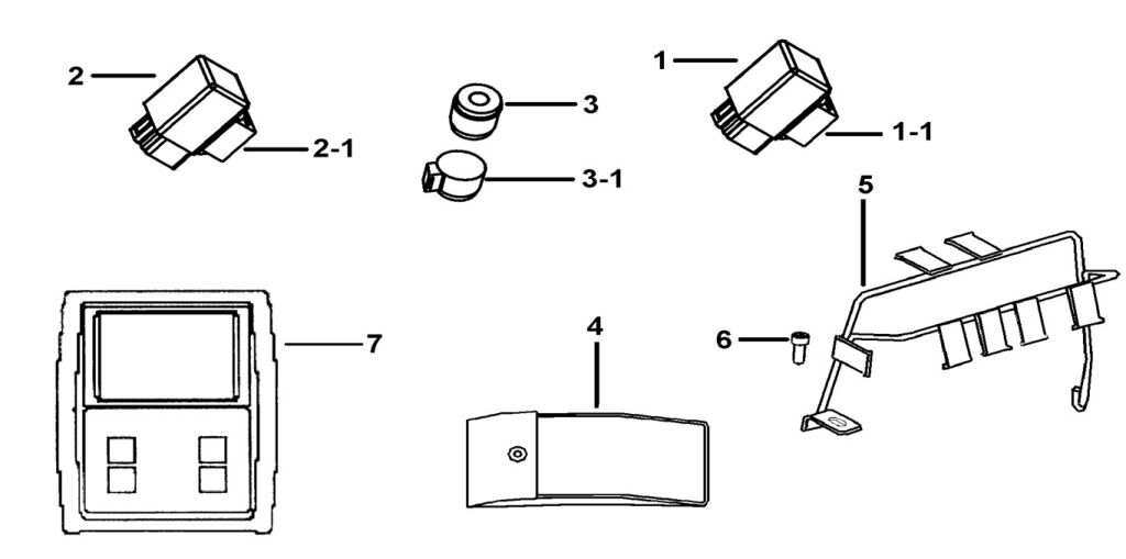 TARTÓ, DOBOZ – robbantott ábra