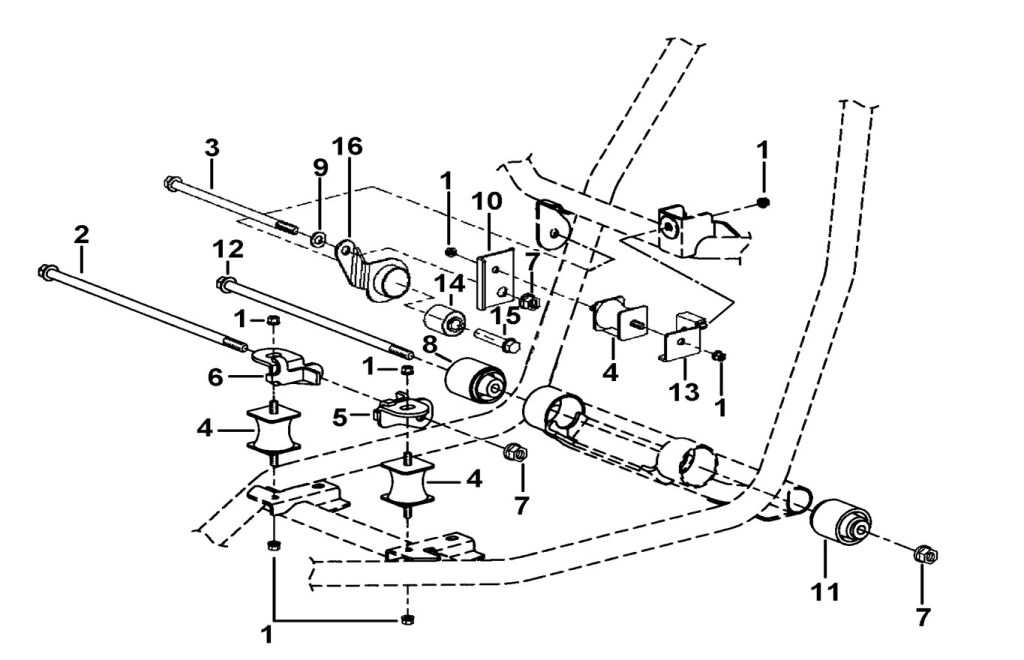 MOTOR BUFFER ACCESSORY – robbantott ábra
